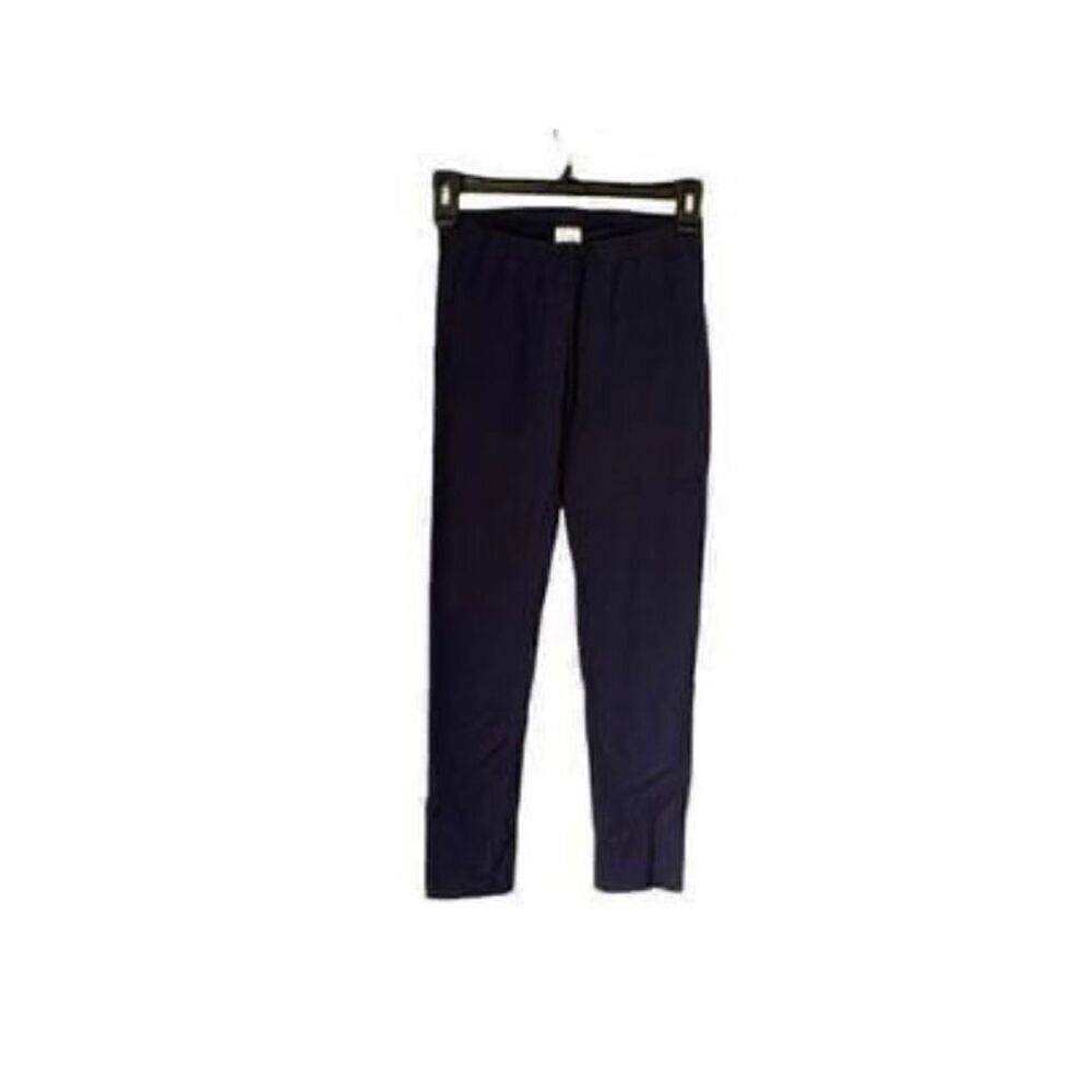 Hanna Andersson girls navy blue elastic waist leggings, size 10/12 - Picture 2 of 3